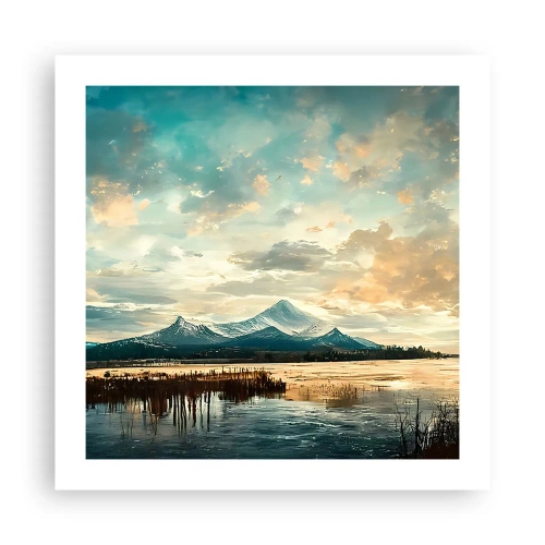 Poster - Onder bescherming van de hemel - 50x50 cm