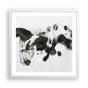Poster in een witte lijst - Is er een methode voor de waanzin? - 50x50 cm