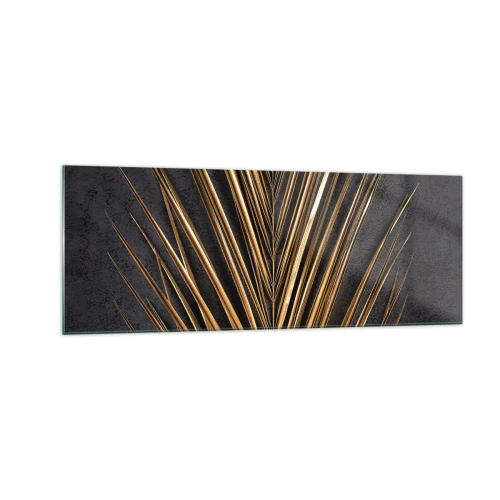 Schilderen op glas - Het goud van de tropen - 140x50 cm