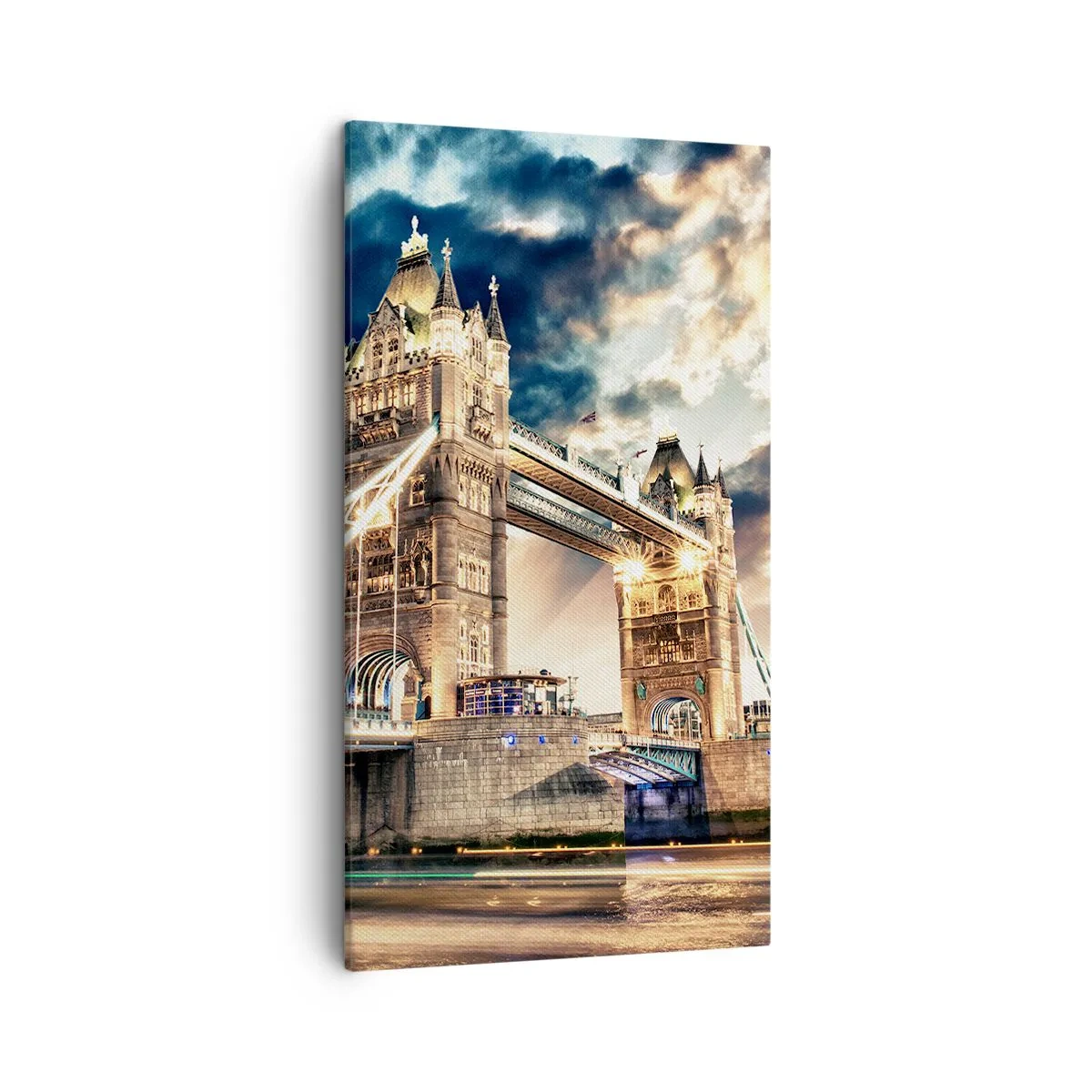 Schilderen op canvas - Victoriaans rijksmonument - 45x80 cm