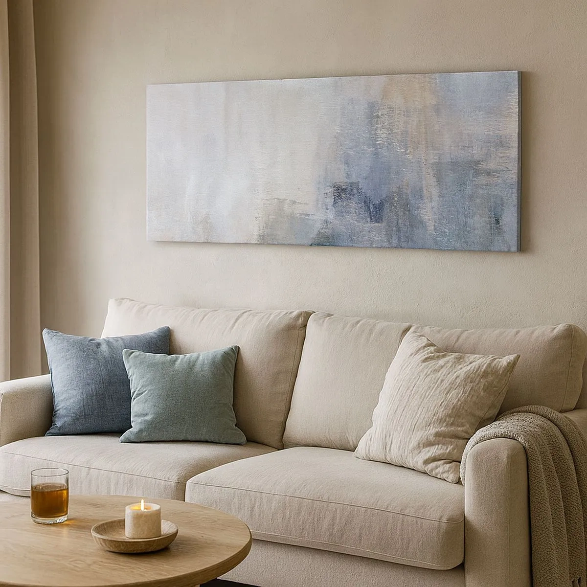 Schilderen op canvas - Kleurtonen en akkoorden - 100x40 cm