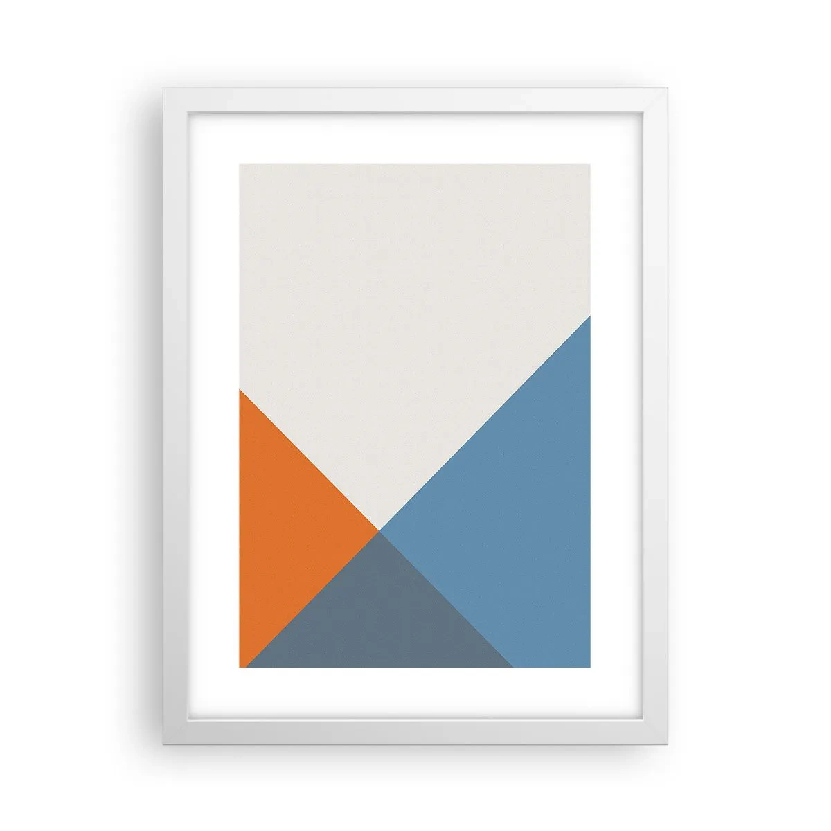 Poster in een witte lijst - In een hoekje… - 30x40 cm