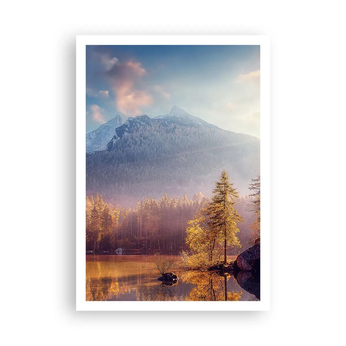 Poster - In bergen en dalen - 70x100 cm