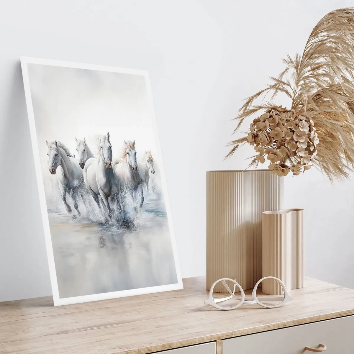 Poster - Witte magie - 50x70 cm