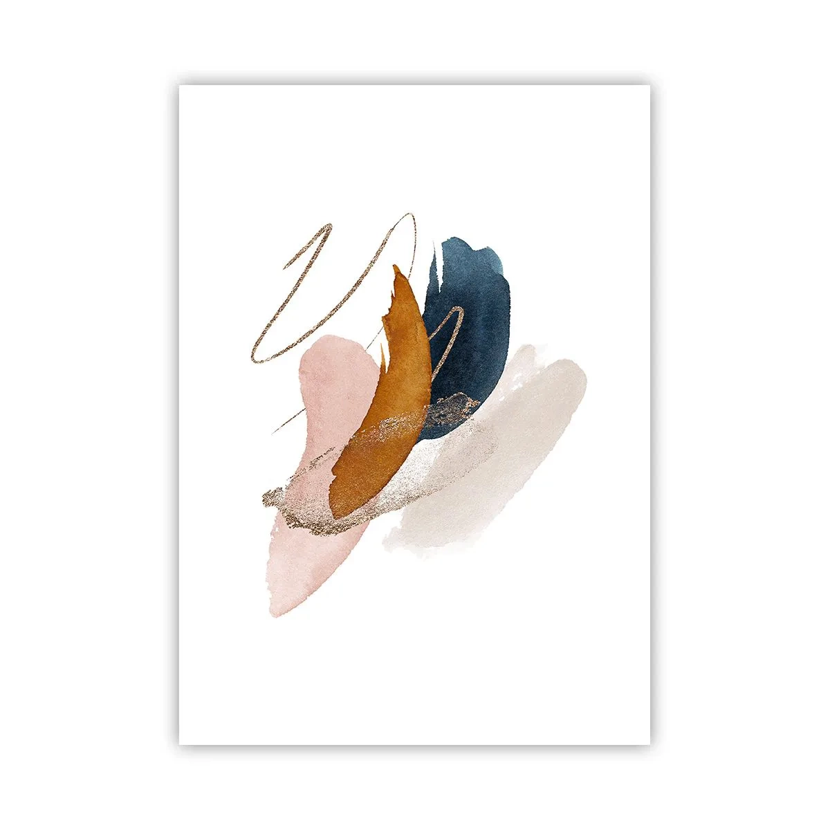 Poster - Gevleugelde compositie - 50x70 cm