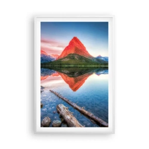 Poster in een witte lijst - Warmte en koude - 61x91 cm