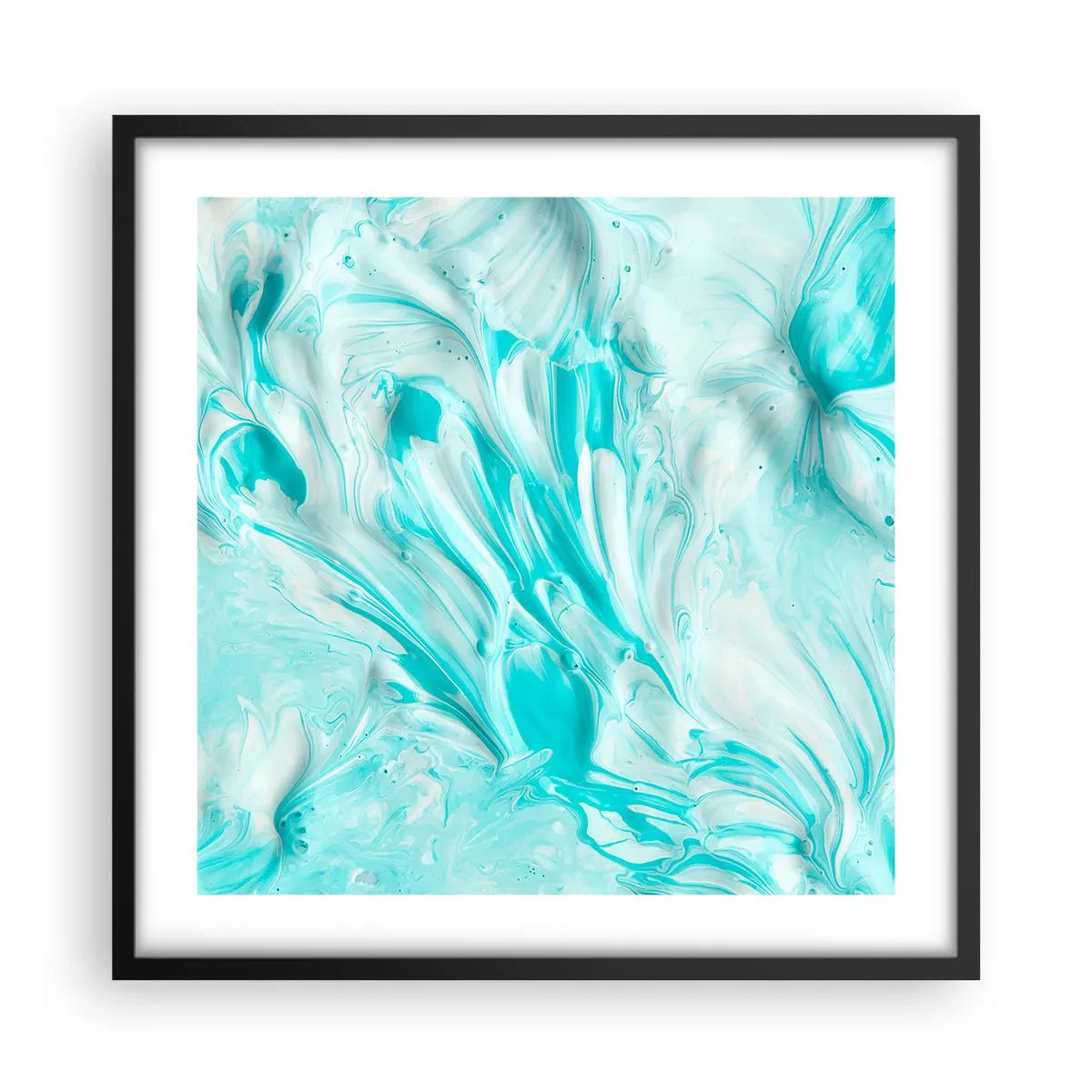 Poster in een zwarte lijst - Voor altijd samen - 50x50 cm