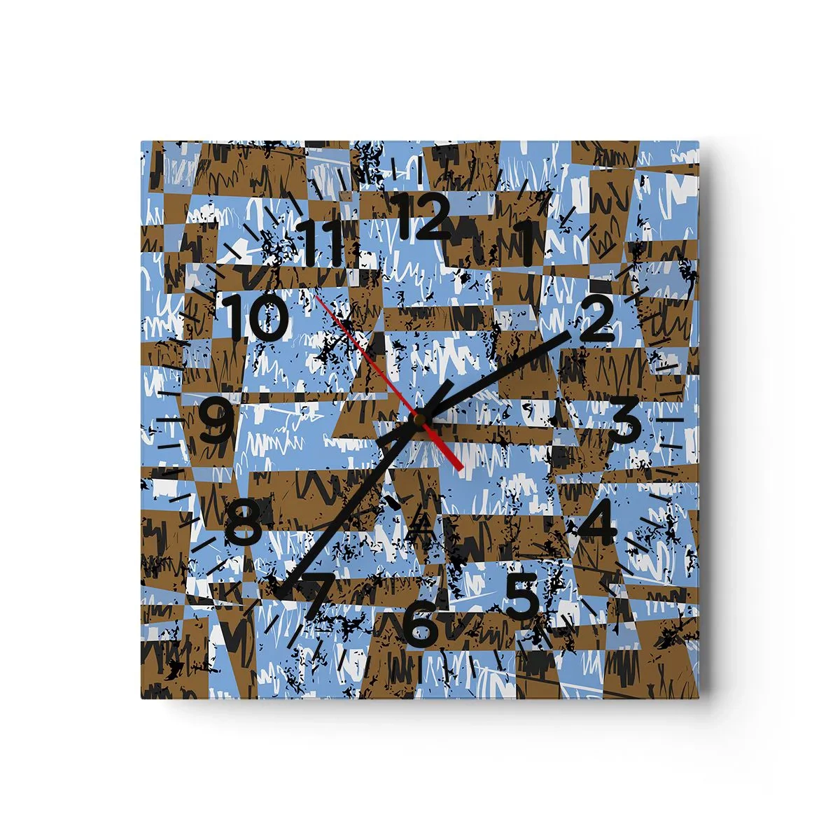 Wandklok - Klok - Een niet-menselijke knipsel - 40x40 cm