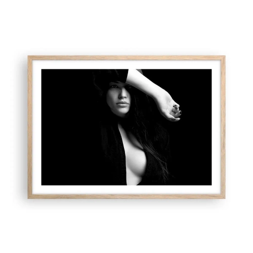 Een poster in een licht eiken lijst - Verleidingsschool - 70x50 cm