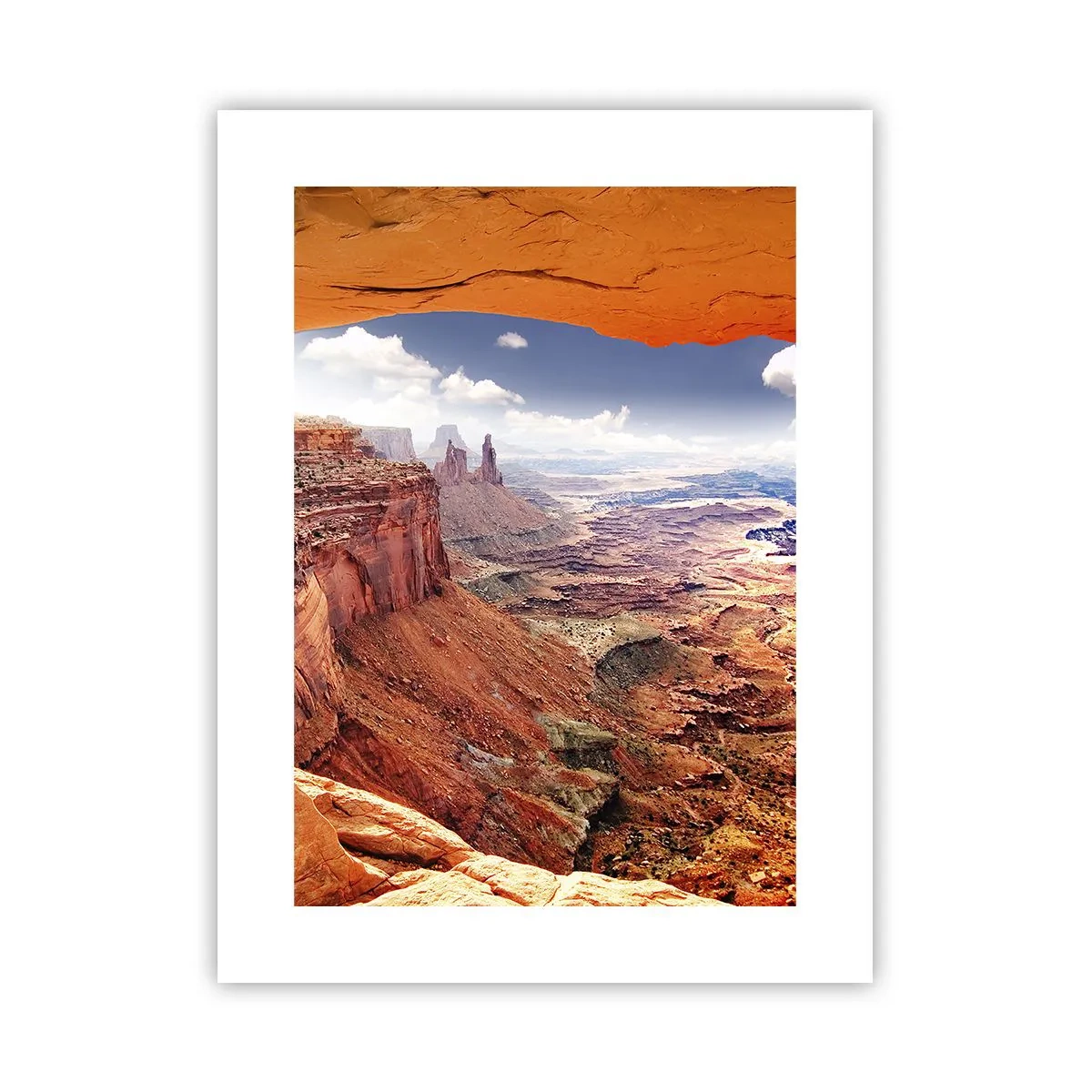 Poster - Door de natuur zelf gebeeldhouwd - 30x40 cm