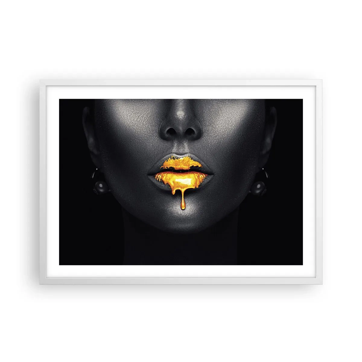 Poster in een witte lijst - Goldmouth - 70x50 cm