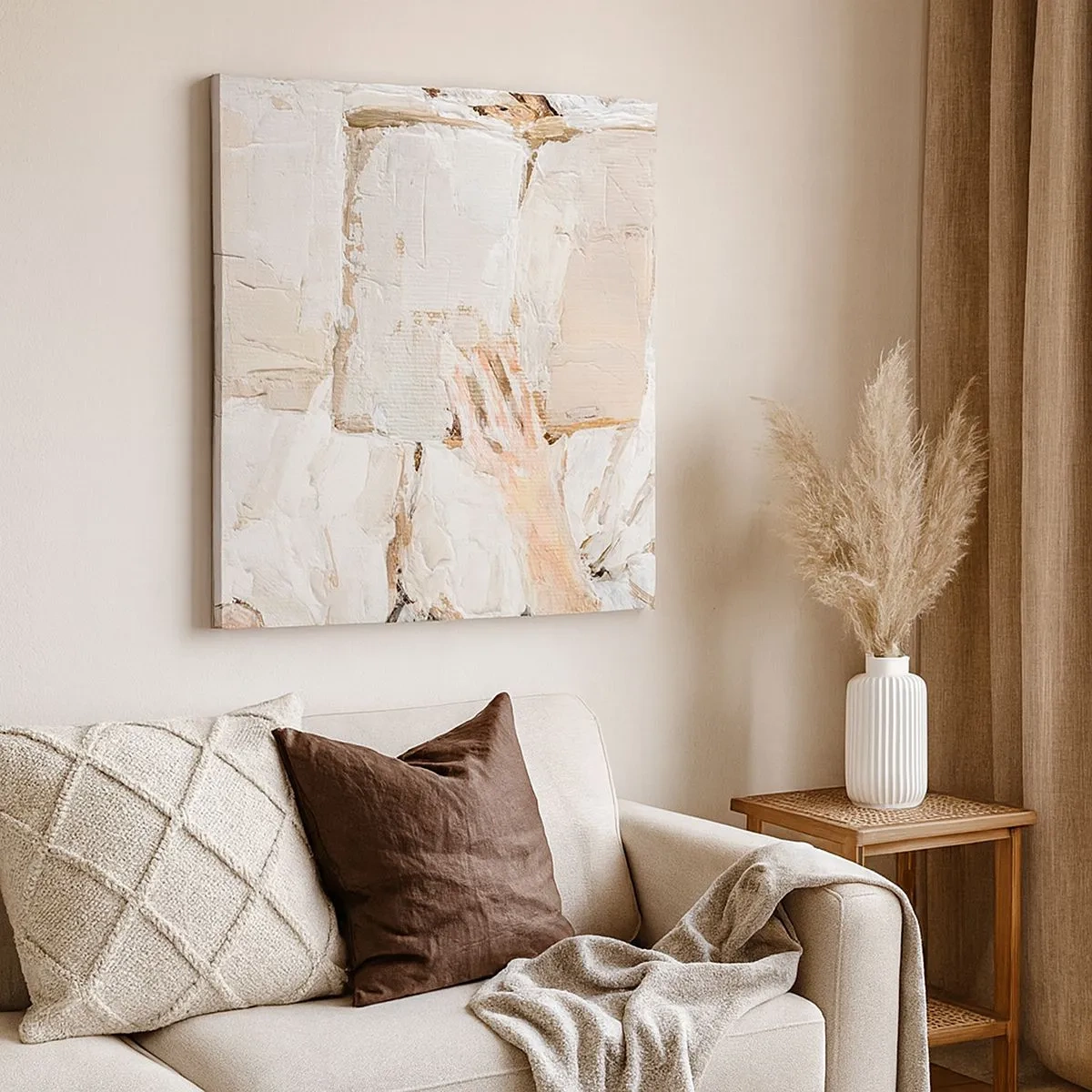 Schilderen op canvas - In een andere wereld - 30x30 cm