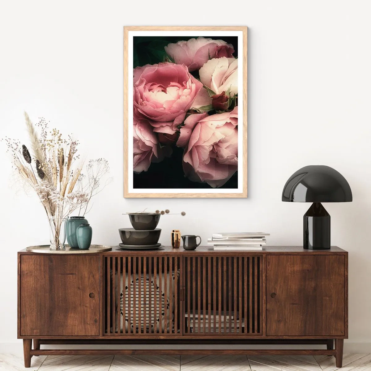 Een poster in een licht eiken lijst - De charme van belle epoque - 70x100 cm