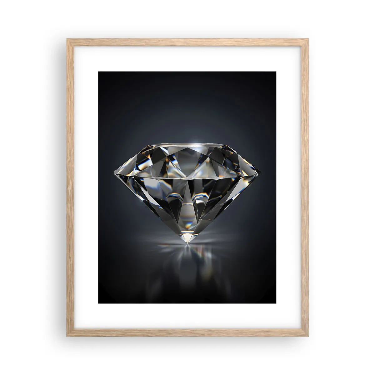 Een poster in een licht eiken lijst - Beste vriendinnen - 40x50 cm