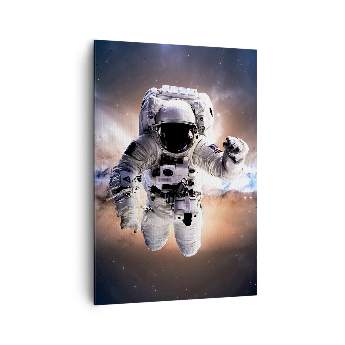 Schilderen op canvas - Groeten vanuit de ruimte - 70x100 cm