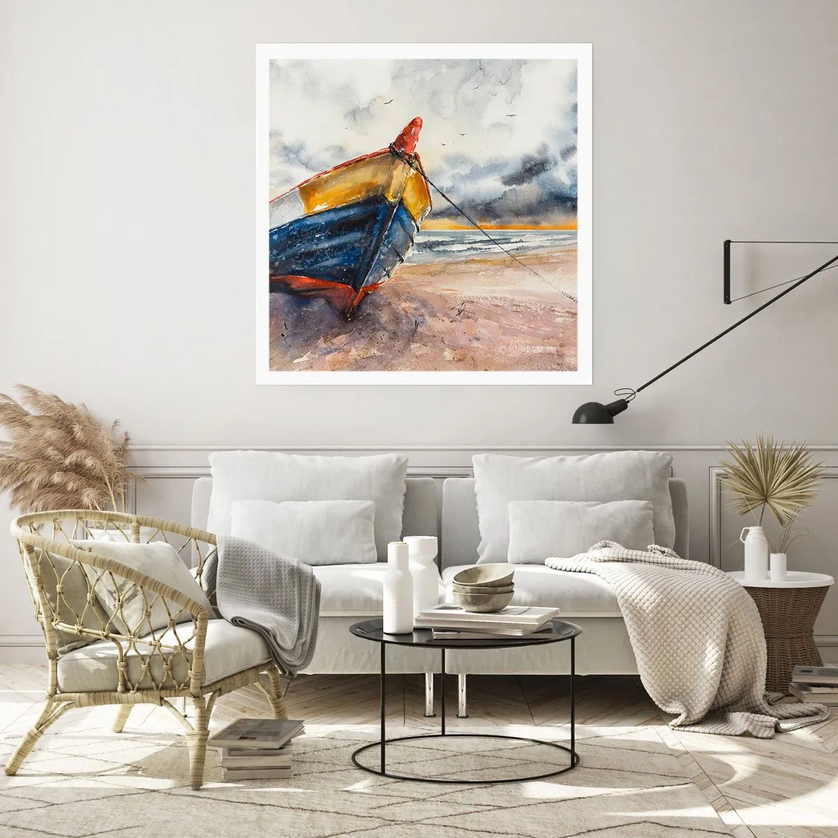 Poster - Rust aan de kust - 50x50 cm