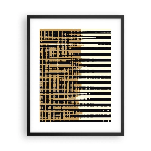 Poster in een zwarte lijst - Architecturale abstractie - 40x50 cm