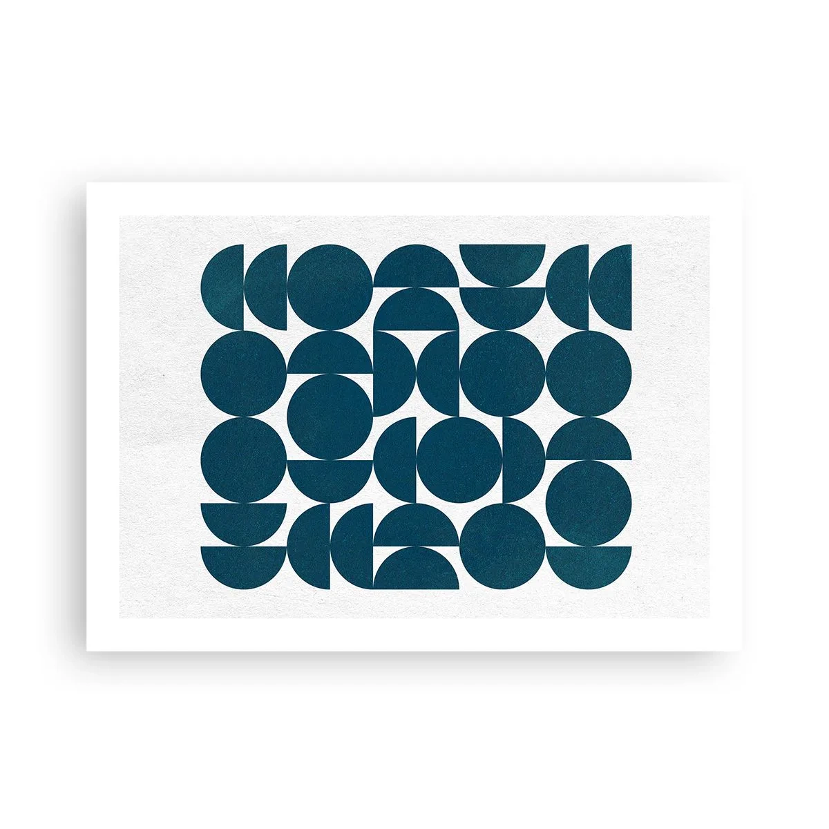 Poster - Cirkels en halfcirkels - 70x50 cm