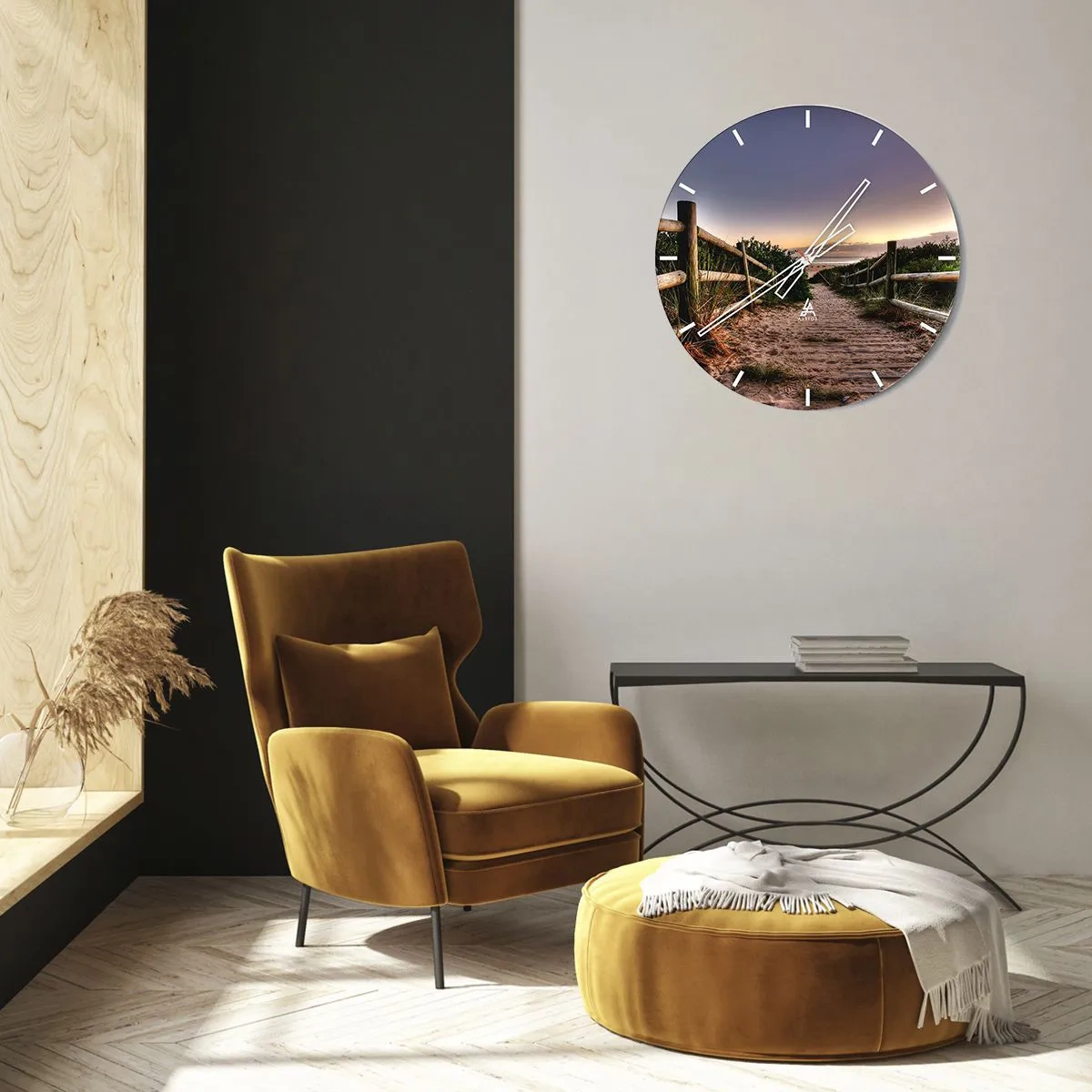 Wandklok - Klok - Het doel is al zichtbaar - 40x40 cm