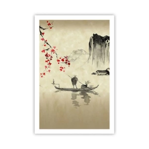 Poster - In het land van de bloeiende kersenbomen - 61x91 cm