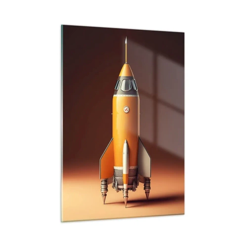 Schilderen op glas - Het begint met een droom - 50x70 cm