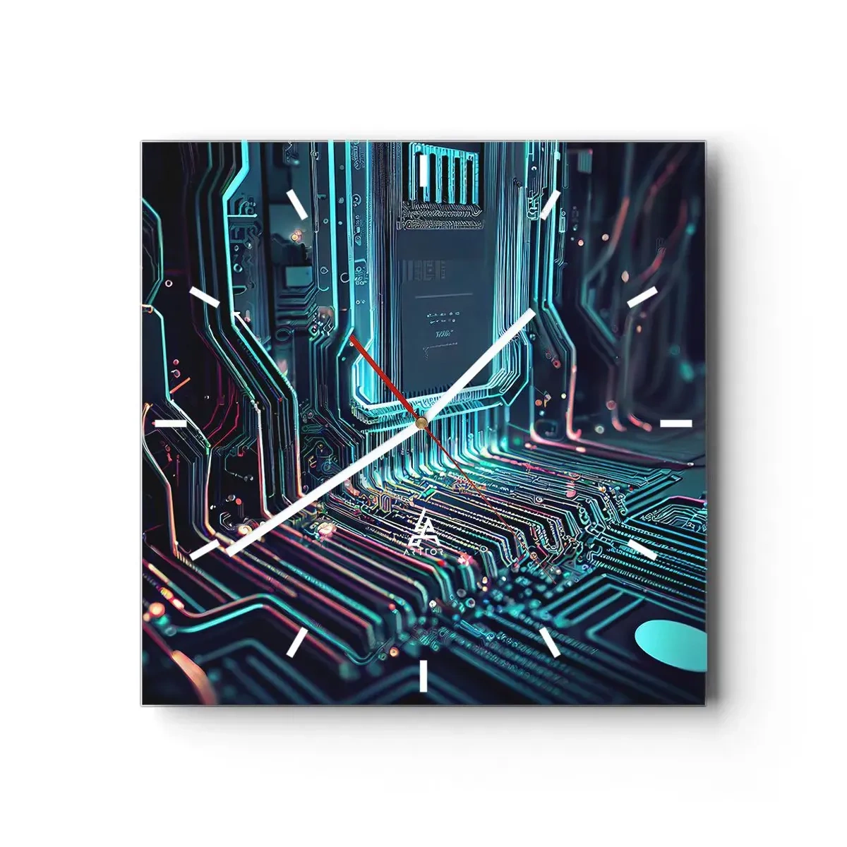 Wandklok - Klok - Ik ben aan het denken… - 30x30 cm