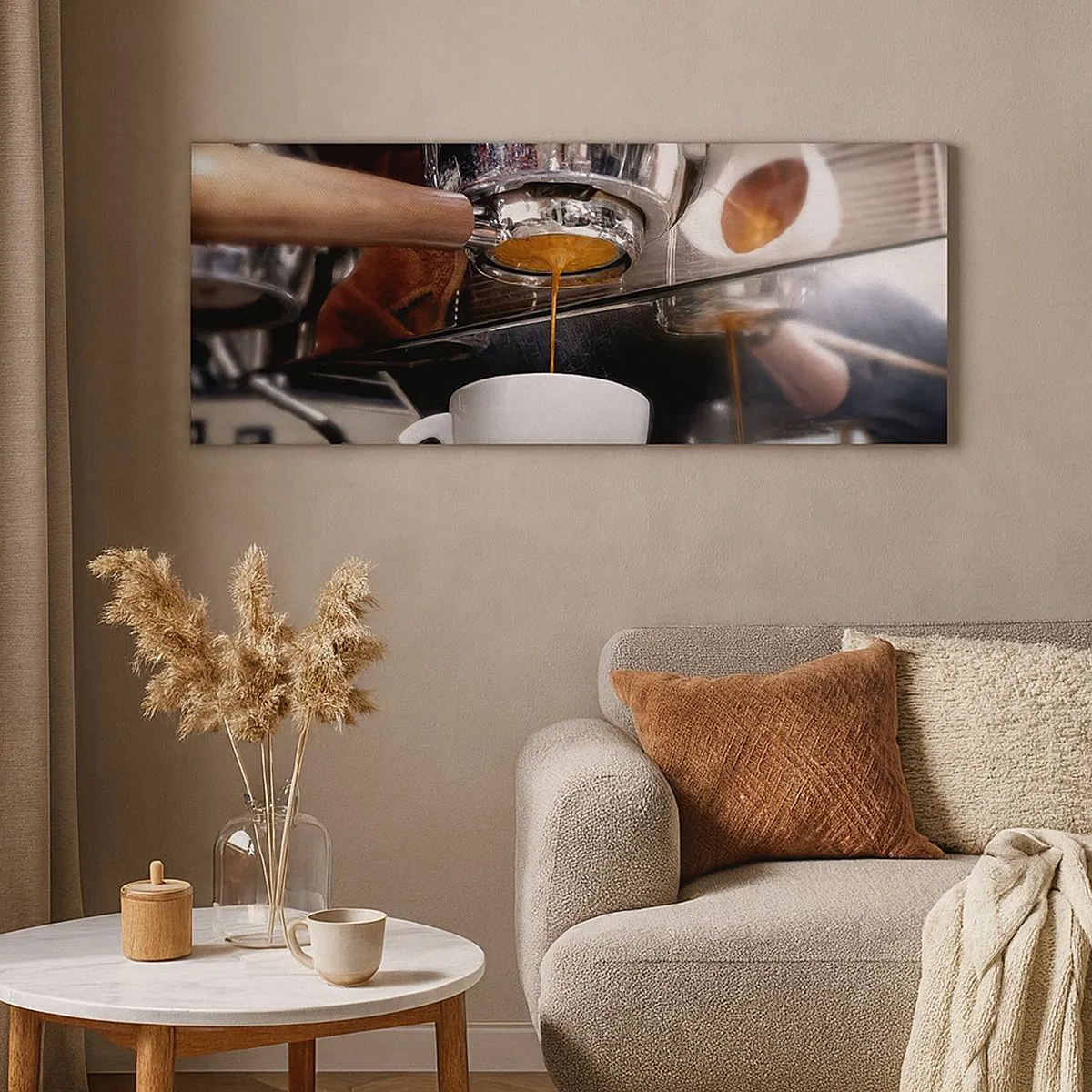 Schilderen op canvas - Goede tijd van de dag - 100x40 cm