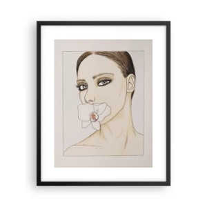 Poster in een zwarte lijst - Een symbool van elegantie en schoonheid - 40x50 cm