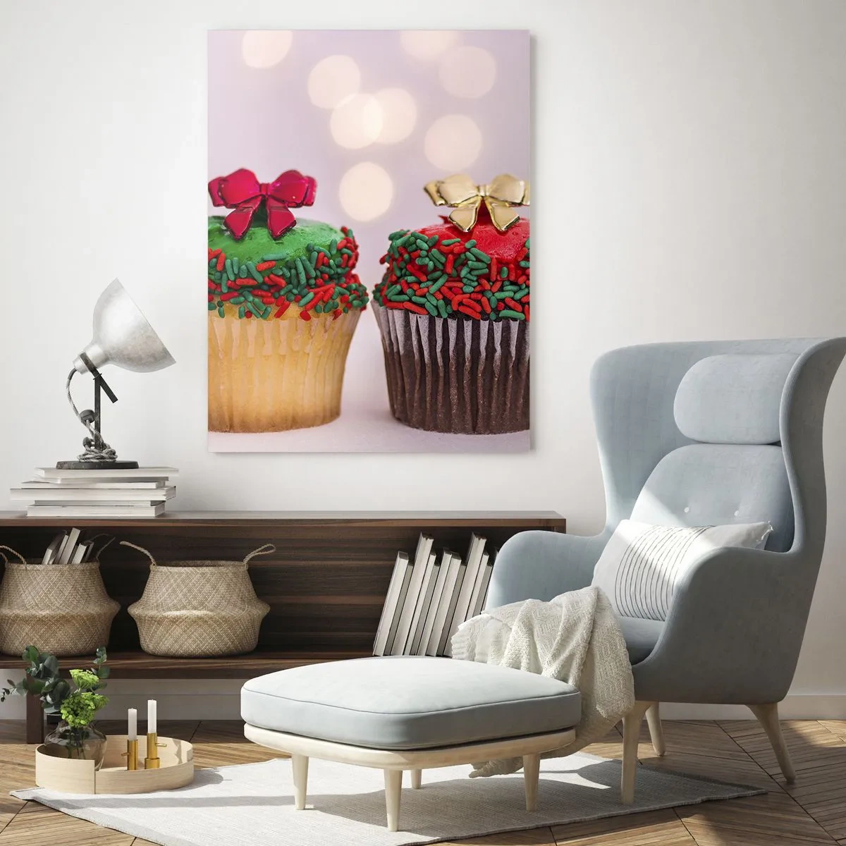 Schilderen op glas - Snoepjes tot de strik - 50x70 cm