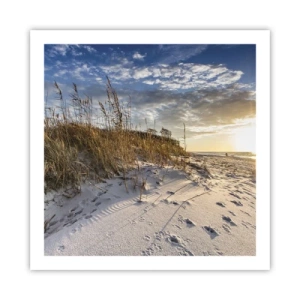 Poster - Een uitnodiging voor een wandeling - 60x60 cm