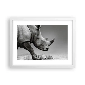 Poster in een witte lijst - Onstuitbare kracht - 40x30 cm
