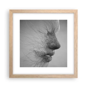 Een poster in een licht eiken lijst - De geest van de wind - 30x30 cm