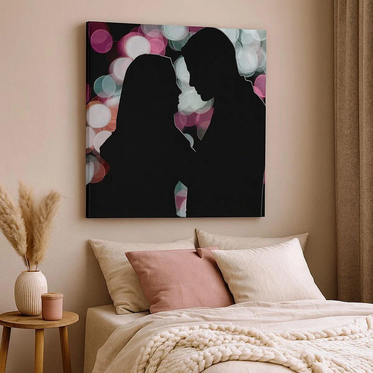 Schilderen op canvas - Ja! - 30x30 cm