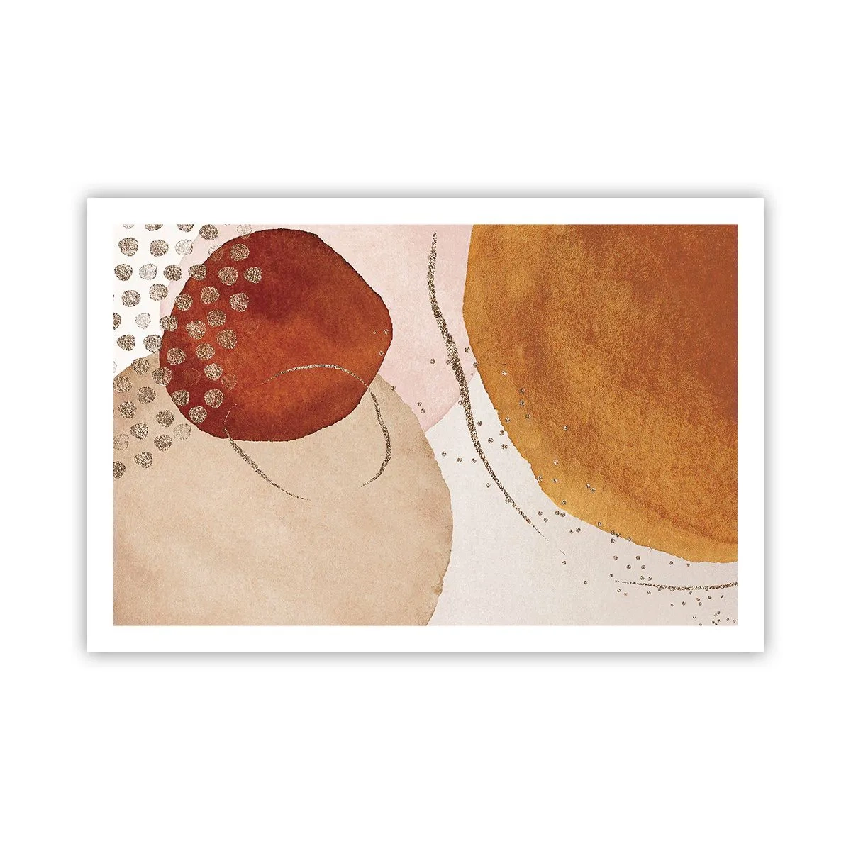 Poster - Rondheid en beweging - 91x61 cm