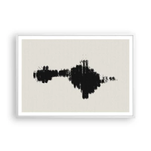 Poster in een witte lijst - Trillingen van verbeelding - 100x70 cm