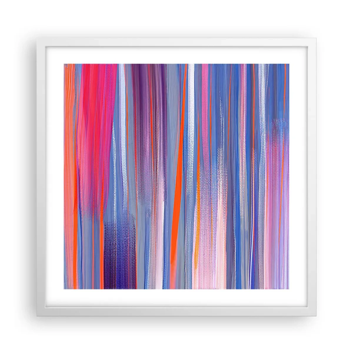 Poster in een witte lijst - Opgang naar de regenboog - 50x50 cm