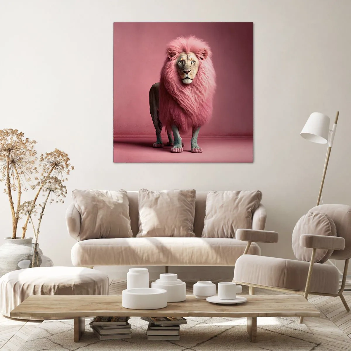 Schilderen op canvas - En je bent niet meer bang - 50x50 cm