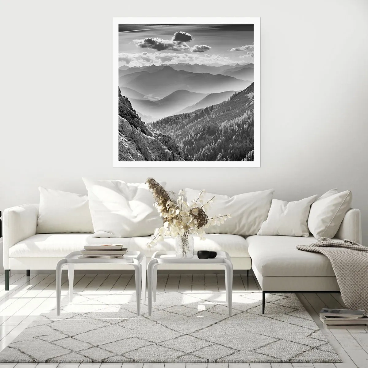 Poster - Tot aan de horizon - 50x50 cm