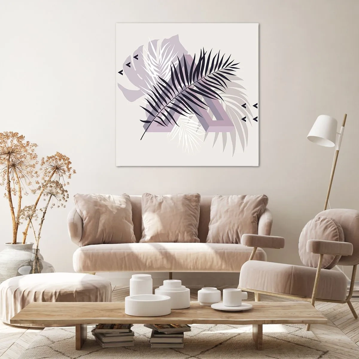 Schilderen op canvas - De schaduw van de schaduw - 70x70 cm