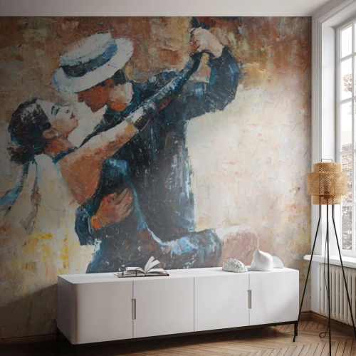 Fotobehang Standard Eco - A la Rudolf Valentino - Abstractie, Dans, Tango - 250x175 cm