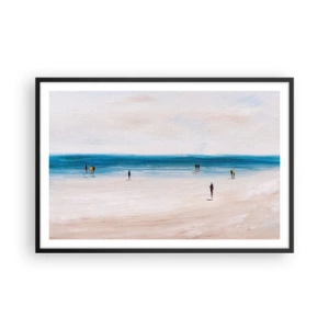 Poster in een zwarte lijst - Een natuurlijke behoefte - 91x61 cm