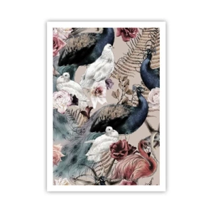 Poster - In de paleistuin - 70x100 cm