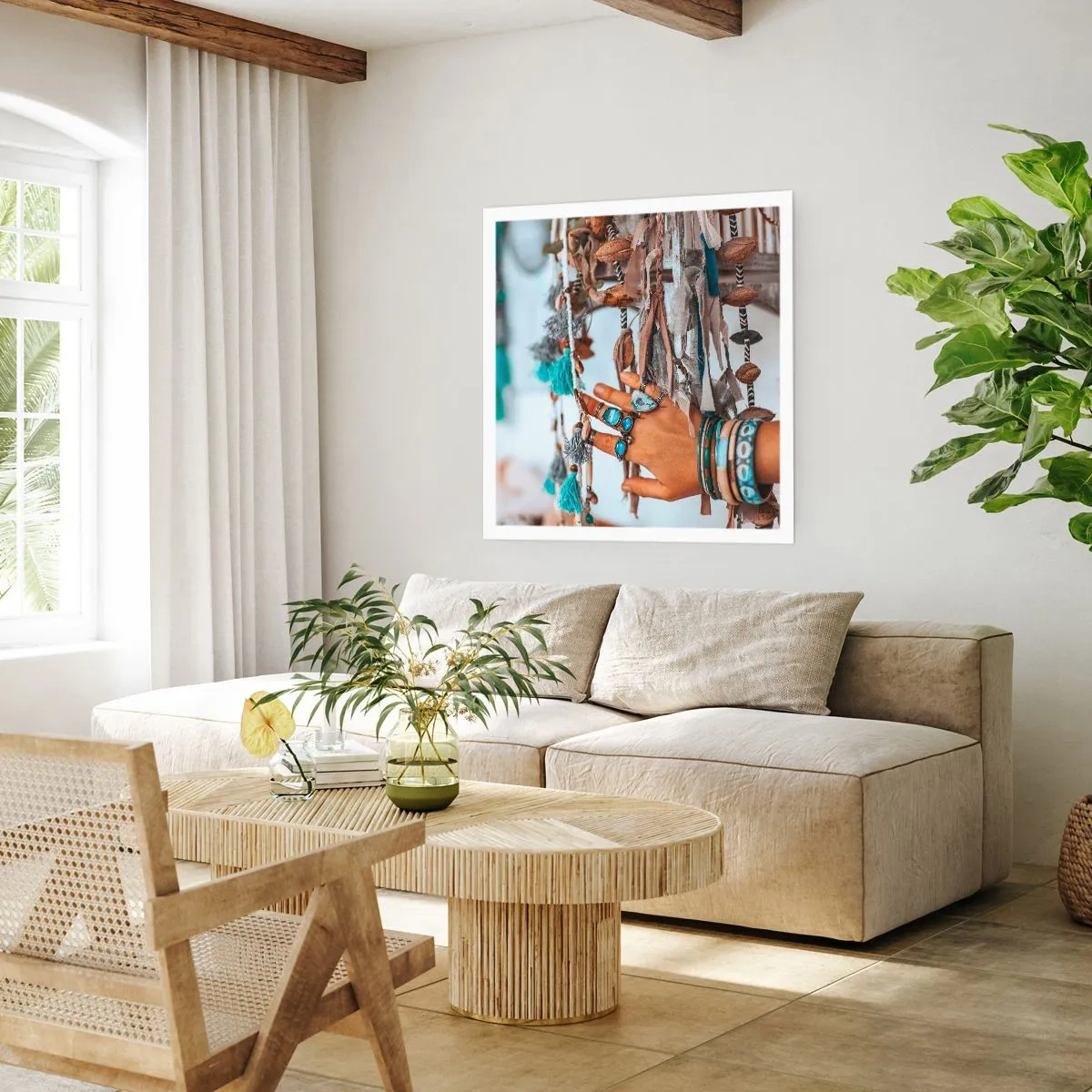 Poster - Lokale schatten - 60x60 cm