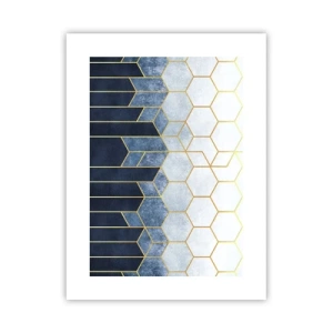 Poster - Compositie in een gesyncopeerd ritme - 30x40 cm