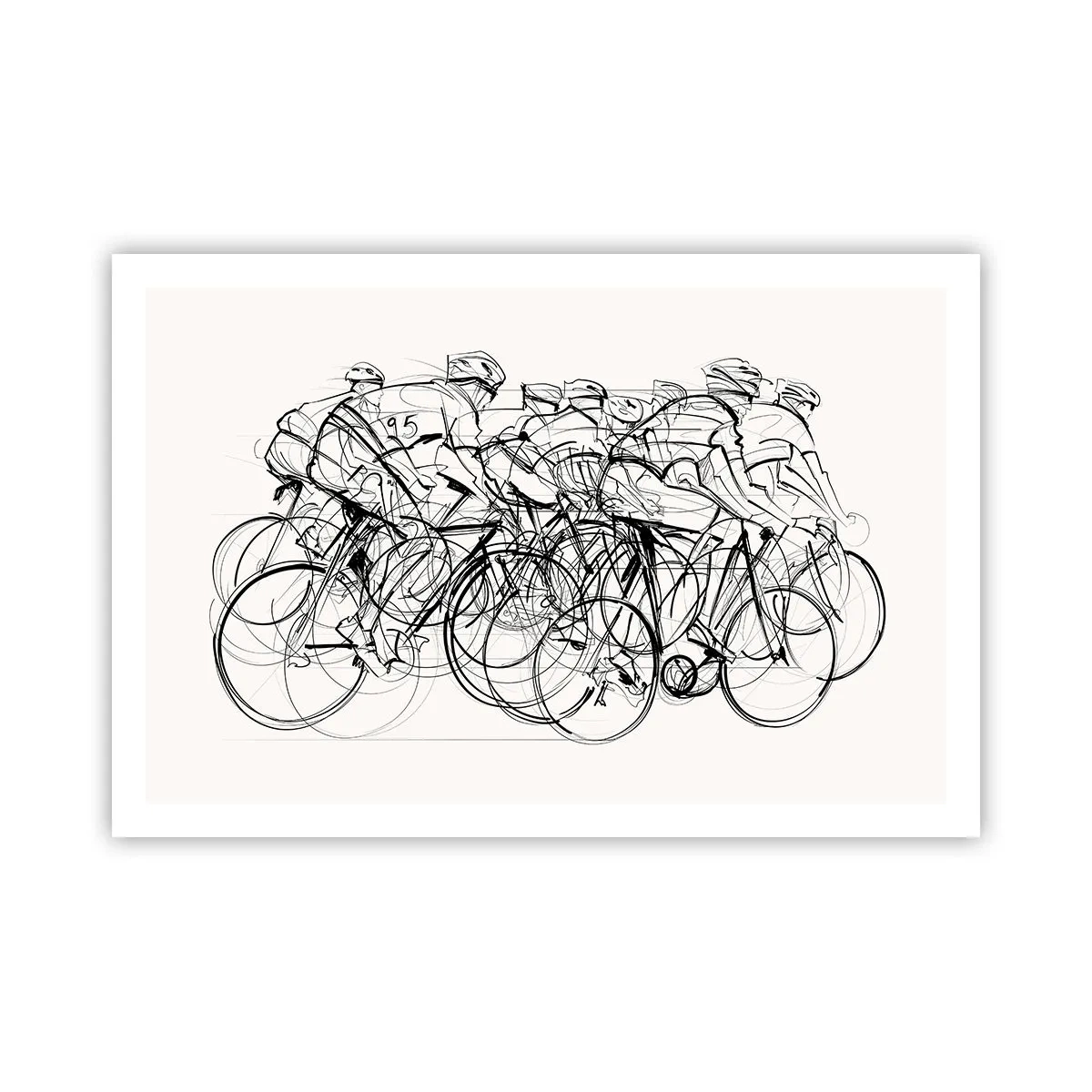 Poster - Samen als team - 91x61 cm