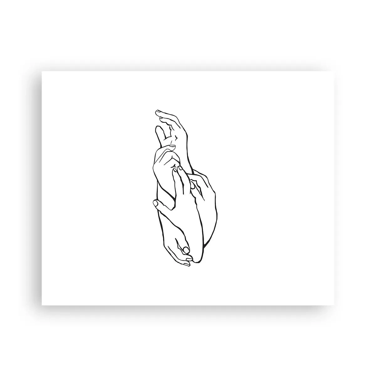 Poster - Goede aanraking - 50x40 cm