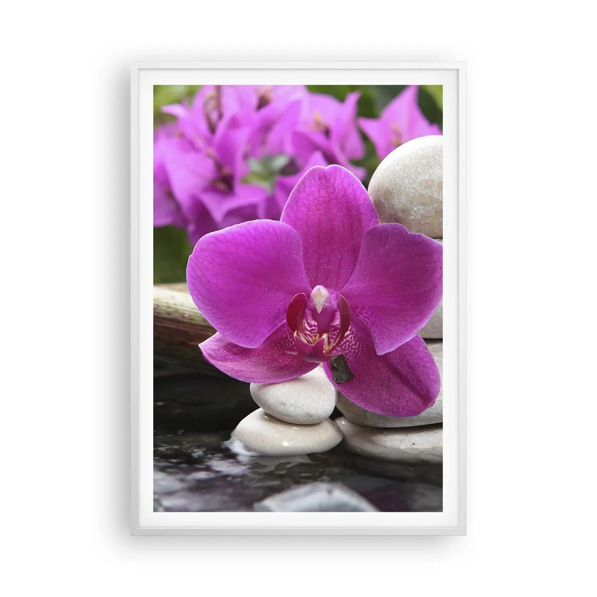 Poster in een witte lijst - Je bent al aan het rusten - 70x100 cm