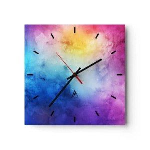 Wandklok - Klok - Bijna in de wolken - 30x30 cm