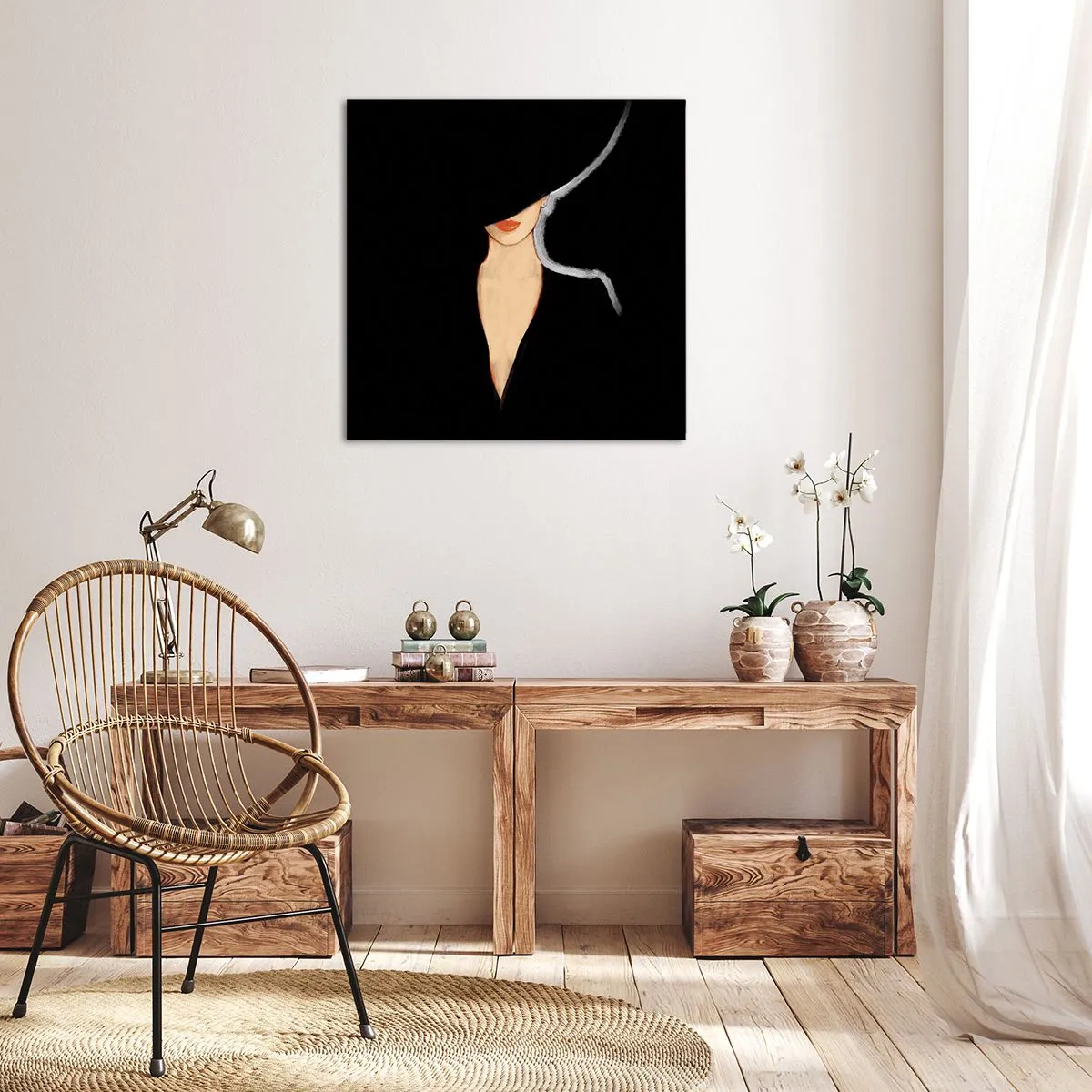 Schilderen op canvas - Elegantie en stijl - 70x70 cm