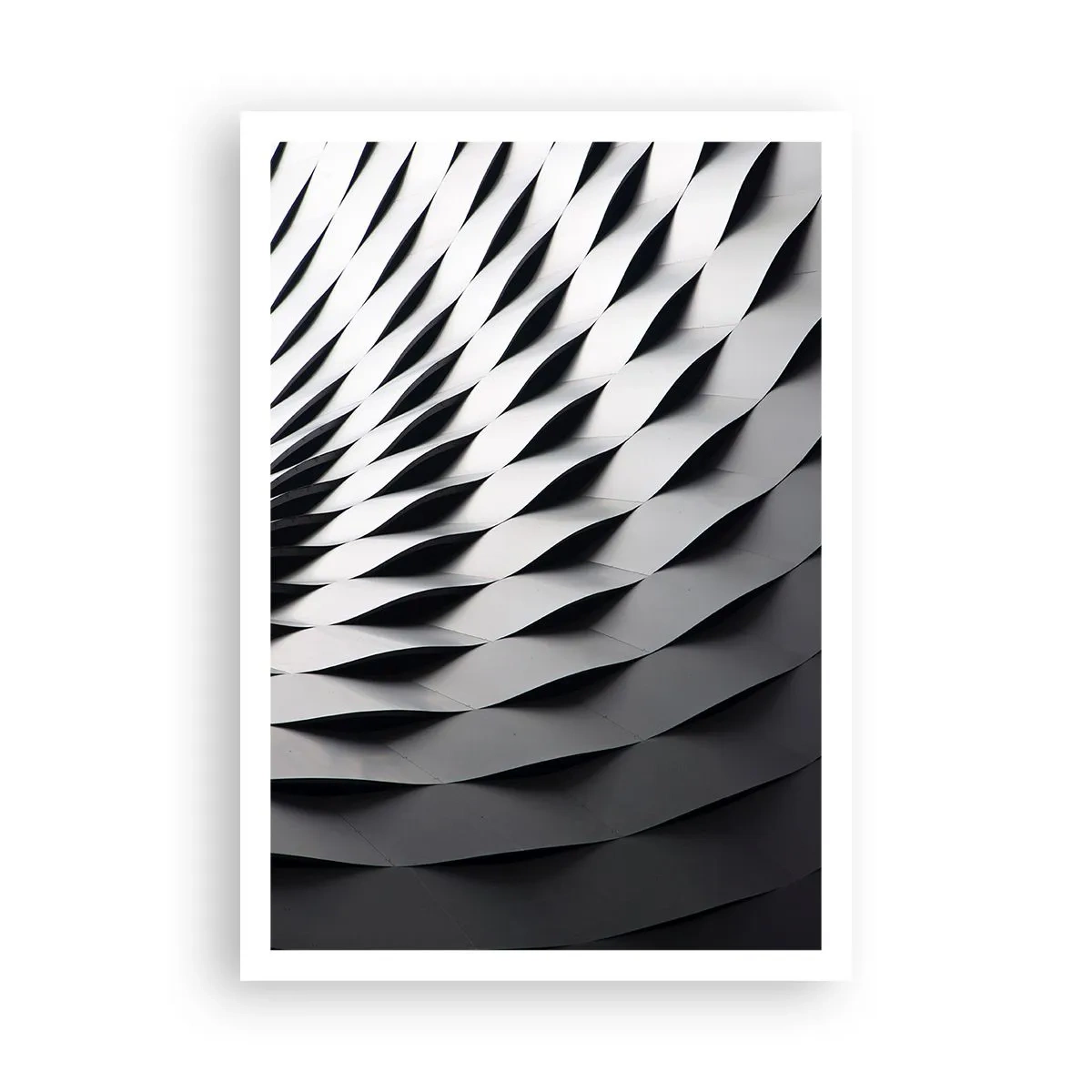 Poster - Aan de oppervlakte van de golven - 70x100 cm